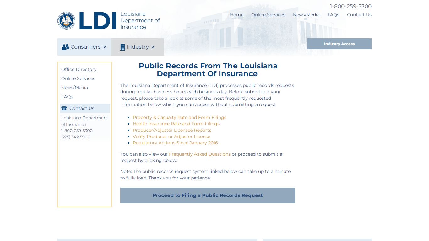Public Records - Louisiana